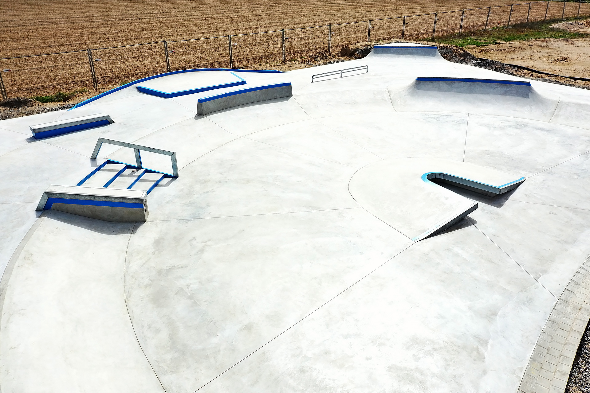 The new Sankt Leon-Rot skatepark built by Yamato Living Ramps